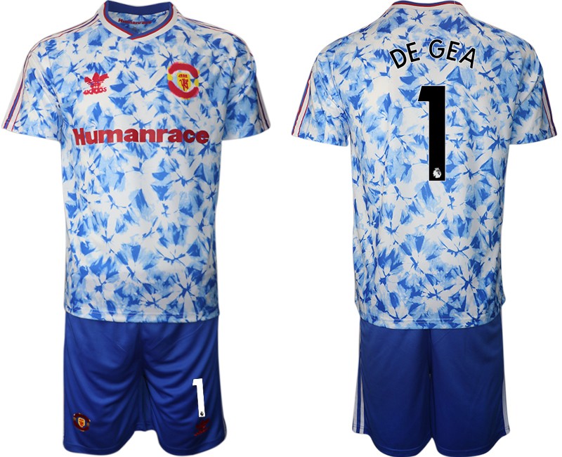 Men 2021 Manchester united adidas  Human Race #1 soccer jerseys->chelsea jersey->Soccer Club Jersey